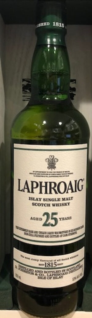 Laphroaig 25 Year Old, 2019 Release, 104 Proof