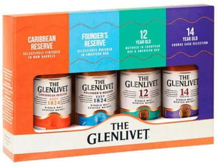 Glenlivet Tasting Kit 4 x 50ml Bottles