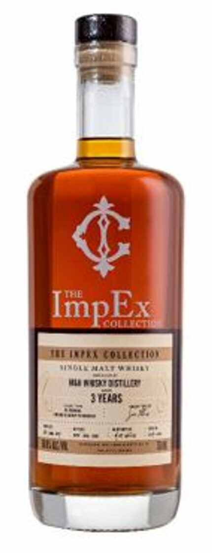 Milk and Honey 3 Year Old, 2017 Single Cask PX Sherry Finish by Impex Collection