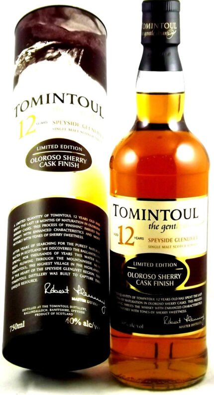 Tomintoul 12 Year Old, Oloroso Finish