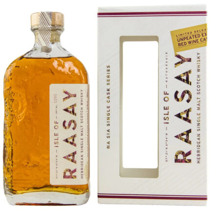 Isle of Raasay, Unpeated Ex-Bordeaux Red Wine Single Cask